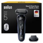 Braun Series 5 Electric Shaver for Men, Wet & Dry Foil Razor, Blue