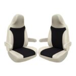 Bremer Seat Covers for RV & Driver/Passenger Seats Beige/Black 828