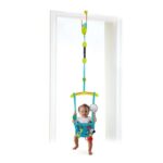 Bright Starts, Door Jumper – Bouncer n Spring Deluxe with Padded Seat, Door Clamp, Adjustable Strap, 4 Take-Along Toys, Ages 6 Months