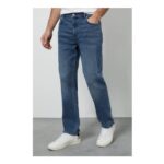Burton Light Vintage Wash Stretch Straight Fit Jeans