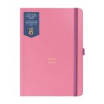 Busy B A5 Mid-Year Diary Aug 2026Aug 2027 Bright Pink