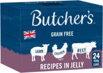 Butchers Complete Wet Can Adult Dog Food Recipes in Jelly Pack 24x400g