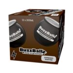 BuzzBallz Espresso Martini RTD Coffee Cocktail 12x200ml
