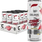 CELSIUS Sparkling Cosmic Vibe, Refreshing Energy Drink, 335ml (Pack of 12)
