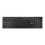 CHERRY KW 9100 SLIM Black Wireless QUIET Keyboard BT/RF UK inc Free Wireless Mouse