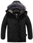 CHINMOON Mens Winter Parka Coat Windproof Hooded Mid-Length size S sold by Cest la vie / FBA