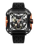 CIGA Design X Series SUV Automatic Mechanical Watch for Men (Three Colours – Black &Orange, Silver & Purple)