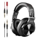 CLAW SM50 Studio/DJ Headphones with 2 Detachable Cables, Black