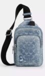 COACH Mens Racer Sling Pack In Loved Signature Denim