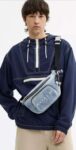 COACH Mens Travis Belt Bag 35 In Loved Denim With Charms