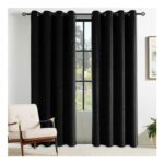 CUCRAF Blackout Curtains Velvet 2-Panels 46×90 Ring Top Thermal Insulated