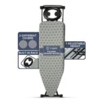 CUQOO Ironing Board 122x38cm with 2 Covers