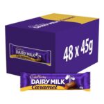 Cadbury Dairy Milk Caramel Bar, 45 G Pack of 48 – £22.49 S&S