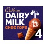 Cadbury Dairy Milk Choc Tops Cones 4 X 100ml (400ml)