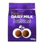 Cadbury Dairy Milk Chocolate Buttons Bag 100 G