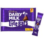 Cadbury Dairy Milk Little Bars Kids Chocolate Bar Multipack (4 x 18g) – Clubcard price