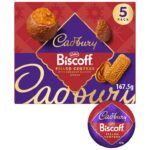 Cadbury Lotus Biscoff Filled Centres 5 Pack 167.5g / Dairy Milk Chocolate Christmas Puds 5 Pack 175g (Clubcard Price)