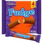 Cadbury Milk Chocolate Fudge Bars 4 x 22 g – S/S £1.06