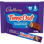 Cadbury Timeout Bars, Multipack 5 Bars x 18g – 71p / 64p S&S