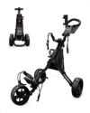 Caddytek CaddyLite 11.5 V3 3 Wheel Golf Push Cart – Lightweight, Easy To Fold