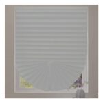 Caecus Self Adhesive Pleated Blind White 90 X 150cm 6 Pack