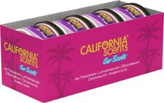 California Scents, Car Air Fresheners Can, Pack of 4 – Purple Punch Car Scent, Long-Lasting Fragrance