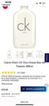 Calvin Klein CK one 200ml £35 at Boots
