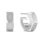 Calvin Klein Mens LATCH Collection Stud Earrings in Stainless steel