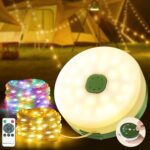 Camping String Lights,10M LED Outdoor String Lights with 14 Lighting Modes