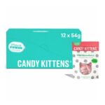 Candy Kittens Vegan Sweets Wild Strawberry 54g Pack of 12