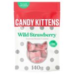 Candy Kittens Wild Strawberry Gourmet Sweets 140g( Made with Plants)