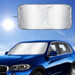Car Windscreen Sun Shade Front Windshield Sunshade Foldable Sun Shade Visor (150 x 85cm) – Sold by Cosiesnest / FBA