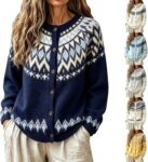 Cardigans for Women UK Long Sleeve Oversized Knit Chunky Cozy Cardigans