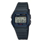 Casio F-91W Alarm Chronograph (35.2mm) Digital Dial / Black Resin Band F-91W-1YER -W/code