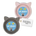 Cat Bowls, 2-Pack, Assorted Colors