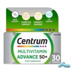 Centrum Advance 50, Multivitamin Tablets, 24 Nutrients, 30 Count
