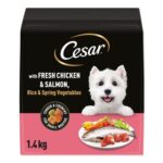 Cesar Adult Dry Dog Food with Chicken, Salmon & Vegetables – £3.40 S&S Voucher