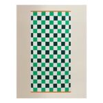 Checkerboard Cotton Beach Towel