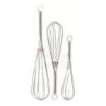 Chef Aid Balloon Whisks, 3-Piece, 8-10 Inch, Stainless Steel