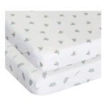 Chicco Forever Bamboo Crib Sheets 2-Pack White