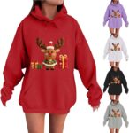 Christmas Hoodies For Women UK 2026 Christmas Hooded Sweatshirts Xmas Tops