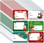 Christmas Labels, 120 Pcs Christmas Stickers,Xmas Present Gift Stickers
