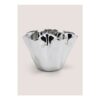 Chrome Crinkle Vase