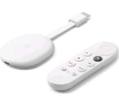 Chromecast 4K HDR with Google TV Streaming Device Voice remote White (as new used) Sold By RedRock UK