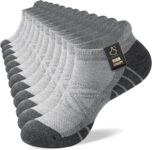 Cirorld Cotton Trainer Socks for Men & Women, 6 Pairs, Cushioned