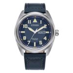 Citizen Eco-Drive Titanium Watch, Sapphire Crystal, Blue Dial, Model: BM8568-01L