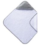 Clair de Lune Marshmallow Baby Hooded Towel – 70 x 70 cm (Grey)