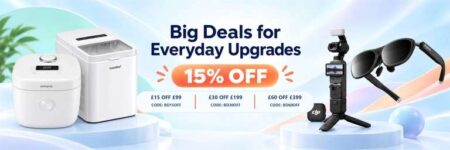 Clearance campaign w/code e.g.: Creality Hi Combo £209 / HoninJoy Dual Air Fryer £84.99/ Xiaomi Smart Air Purifier 4 Pro £130