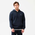 Clemence Pique Mens Hoodie (Navy or Burgundy)