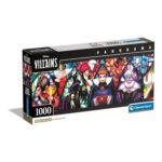 Clementoni Disney Villains 1000-Piece Jigsaw Puzzle with Poster